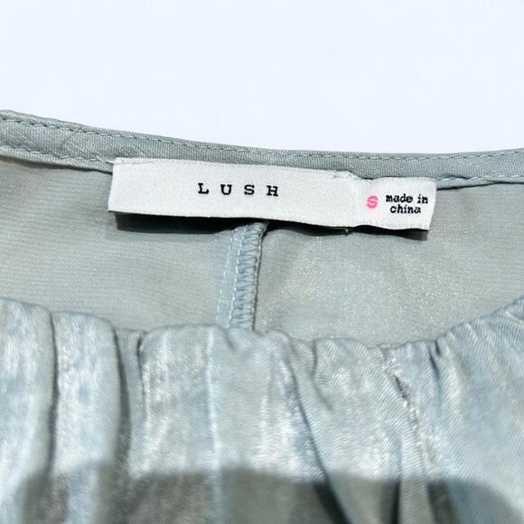 Blue metallic cottagecore top - Picture 3 of 5